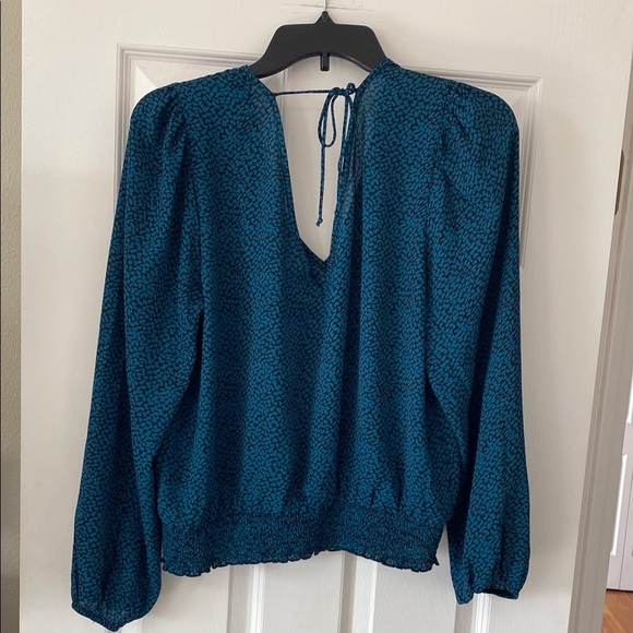 NWOT Teal Long Sleeve Women's Top Large - Picture 5 of 8